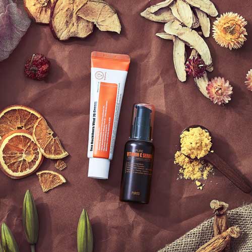 Purito Vitamin C and Natural Elements Scene
