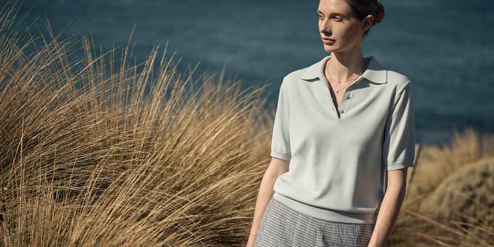 Elune Mode SS 2025 Lookbook – Natural Coastal Grass Cut