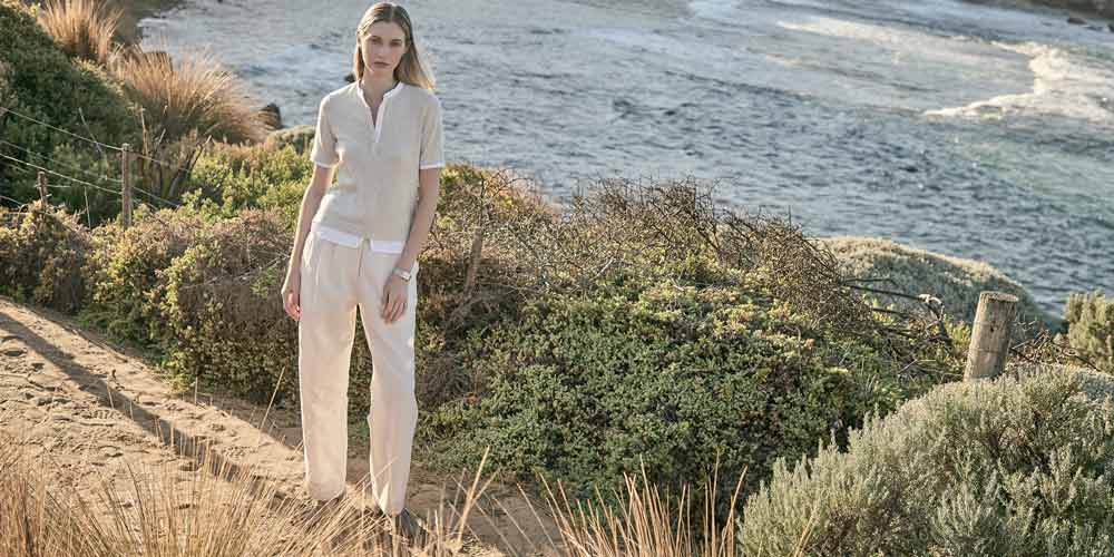 Elune Mode Women’s Beige Knit Cliffside Look
