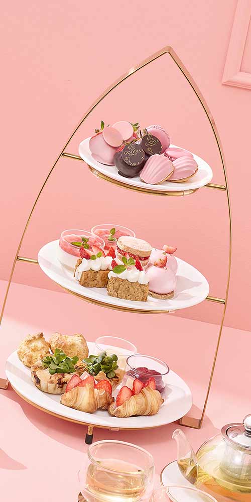 Godiva Afternoon Tea Stand