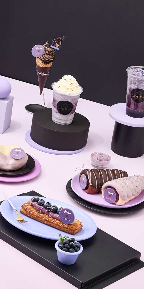 GODIVA Amortage Flatlay Photography