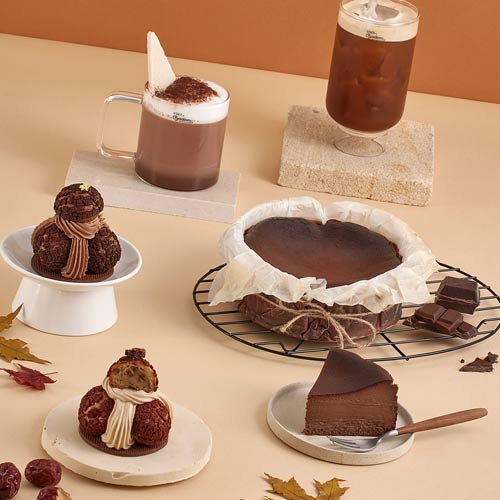 Godiva Autumn Dessert Set