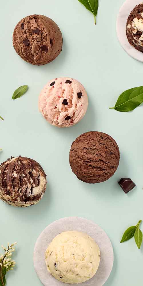 Godiva Ice Cream Scoop Photography