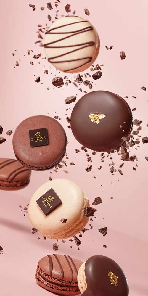 Godiva Macaron Photography