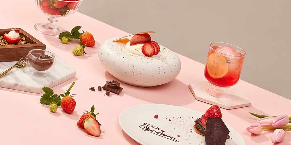 Godiva Pink Table Dessert Styling