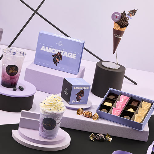 GODIVA Purple Dessert Studio