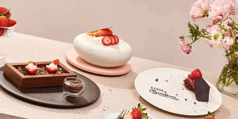 Godiva Strawberry Dessert Styling