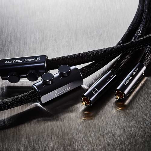Hemingway Z-core α Cable on Stainless Steel Surface