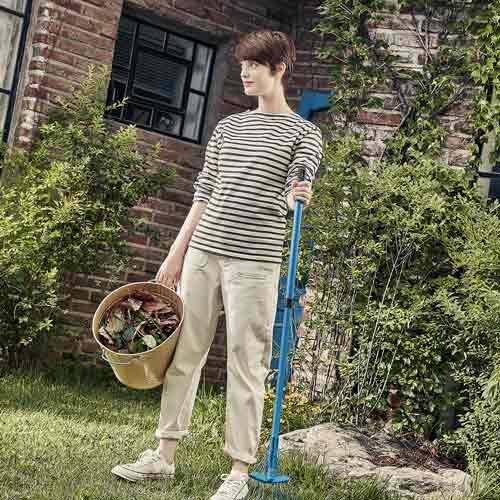 Garden Cleaning Scene