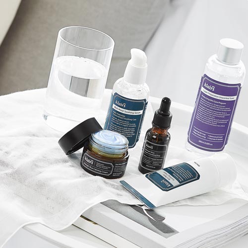 Klairs Daily Skincare Line – Lifestyle Still Life