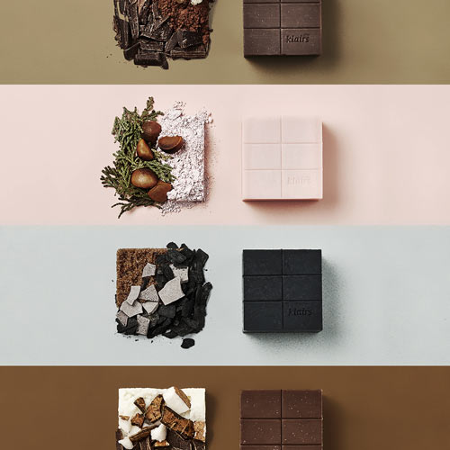천연 성분과 함께 나열된 클레어스 비누 4종 세트 Klairs 4 soaps arranged by natural ingredients