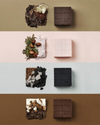 천연 성분과 함께 나열된 클레어스 비누 4종 세트 Klairs 4 soaps arranged by natural ingredients