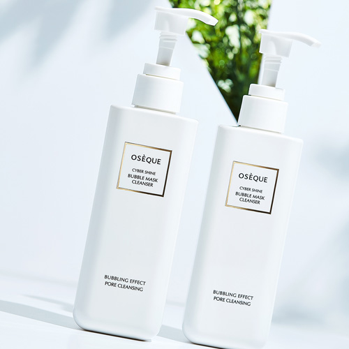 Oseque Cyber Shine Bubble Mask Cleanser Minimal Scene