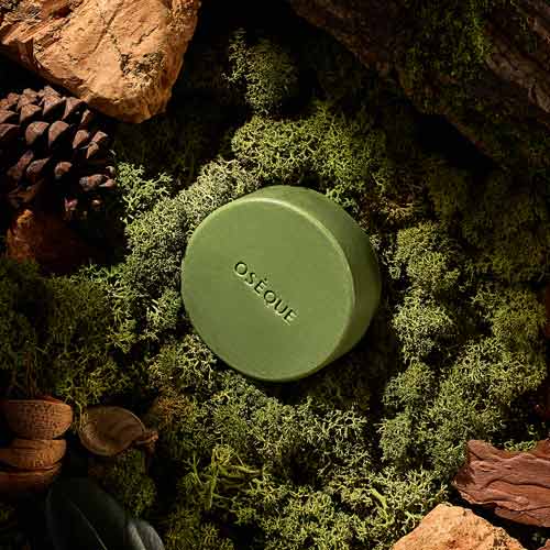 Oseque Green Natural Soap – Forest Mood Shot
