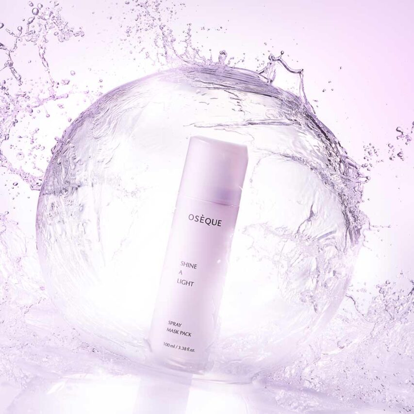 Oseque Skincare Visuals with Natural Elements