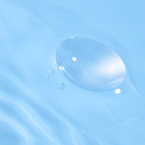LensMe Clear Contact Lens Floating in Water