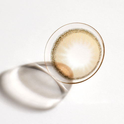 LensMe Single Brown Contact Lens Close-up