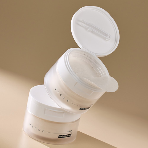 Vicle Daily Self Pad Containers, Stacked and Open