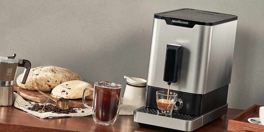 Jenniferroom Automatic Coffee Machine with Bread Scene