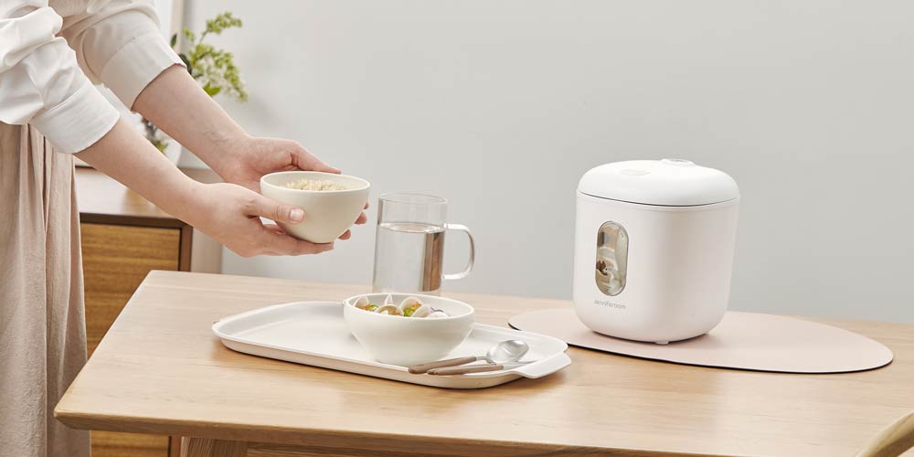 Jenniferroom White Rice Cooker Dining Scene