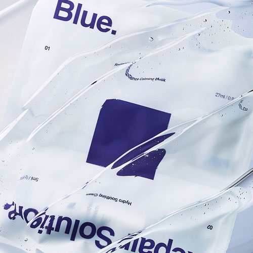 Anti-Aging Club Blue Repair Sheet Mask and Cream Package Photo