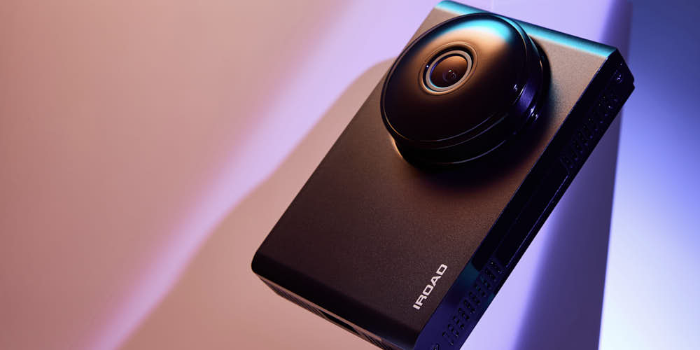 IROAD Blackbox Product Shot – Modern Lighting Style