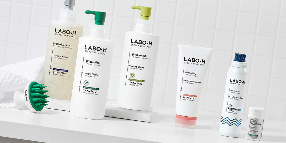 Labo-H Scalp Care Product Full Lineup Photo