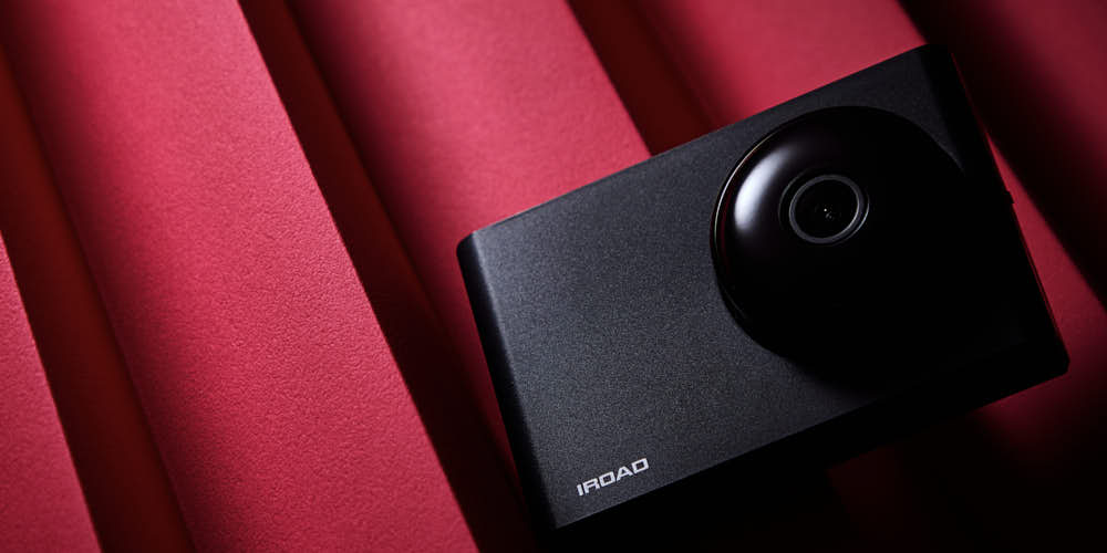 iroad NX1000 dashcam with colorful lighting