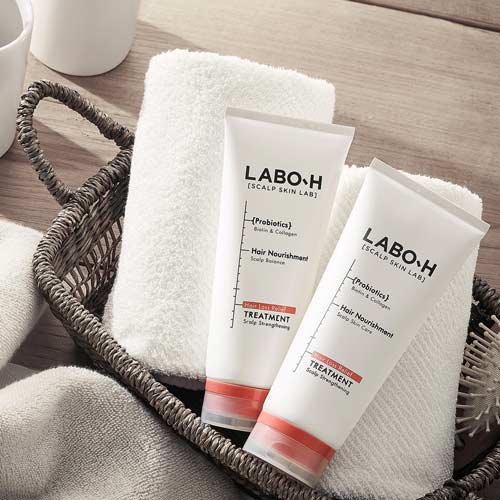 Labo-H Treatment Hair Loss Relief Product Photo Shoot