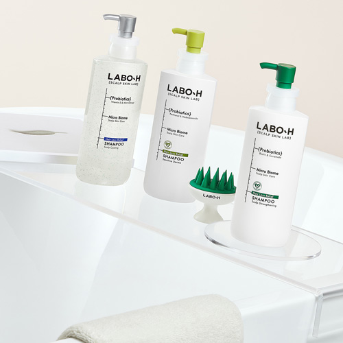 Labo-H Shampoo Bathroom Scene